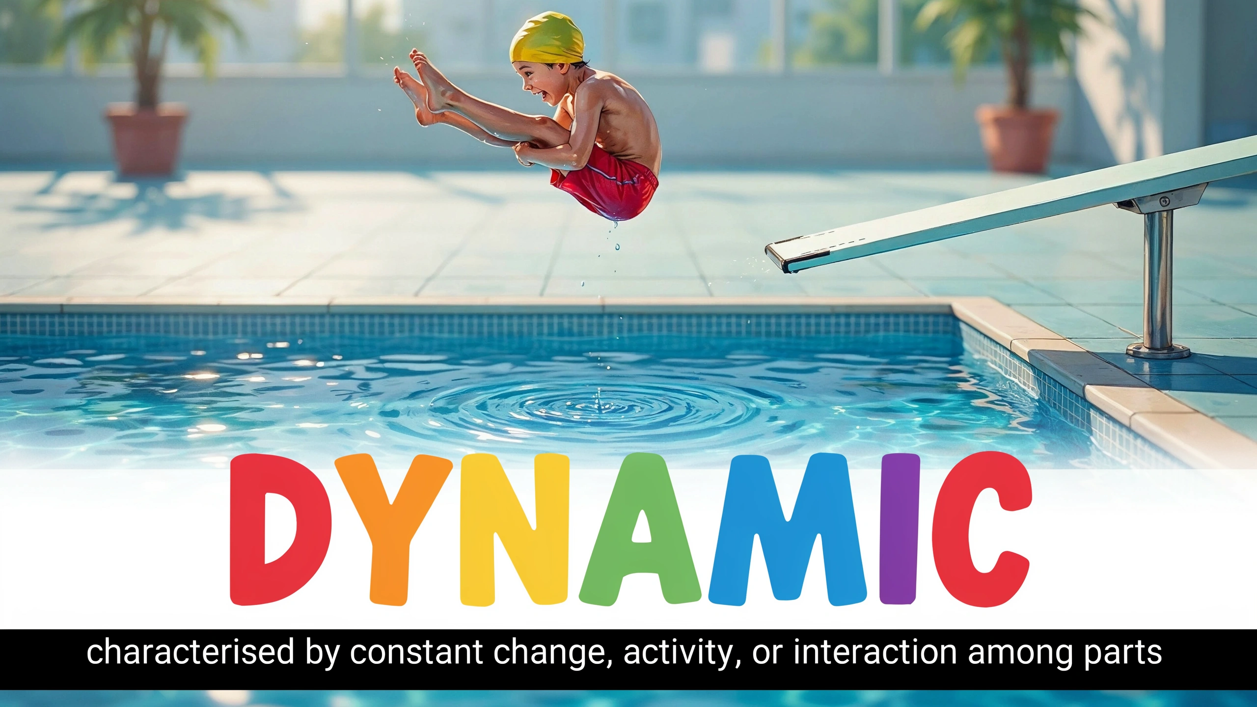 English Illustration for dynamic